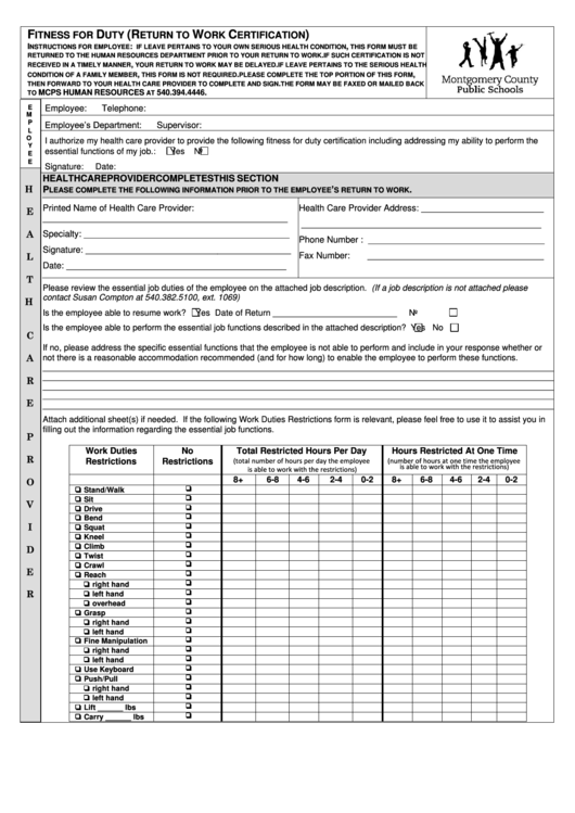 Employee Certification Form PSLF