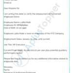 Employee Verification Form PSLF