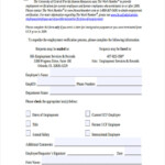 Employment Verification Form PSLF