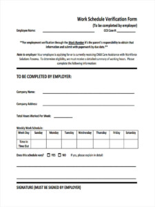 PSLF Employment Verification Form