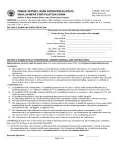 PSLF Form 2022