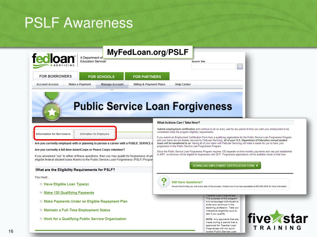 PSLF Form Myfedloan 2024