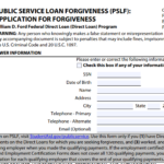 PSLF Loan Form