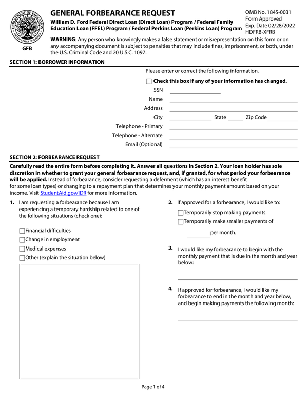 State University On PSLF Form