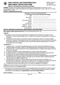 Submit PSLF Employment Certification Form