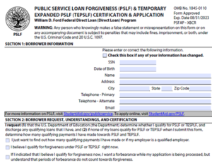 How Do I Certify Employment For PSLF