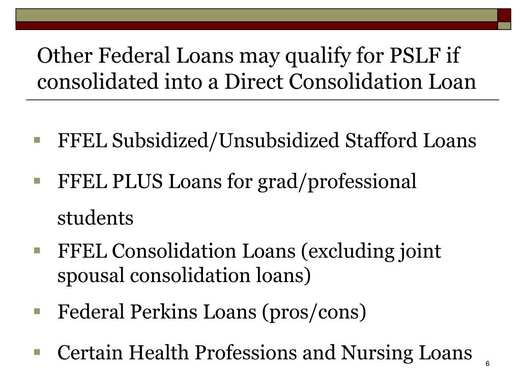 Do Stafford Loans Count For PSLF