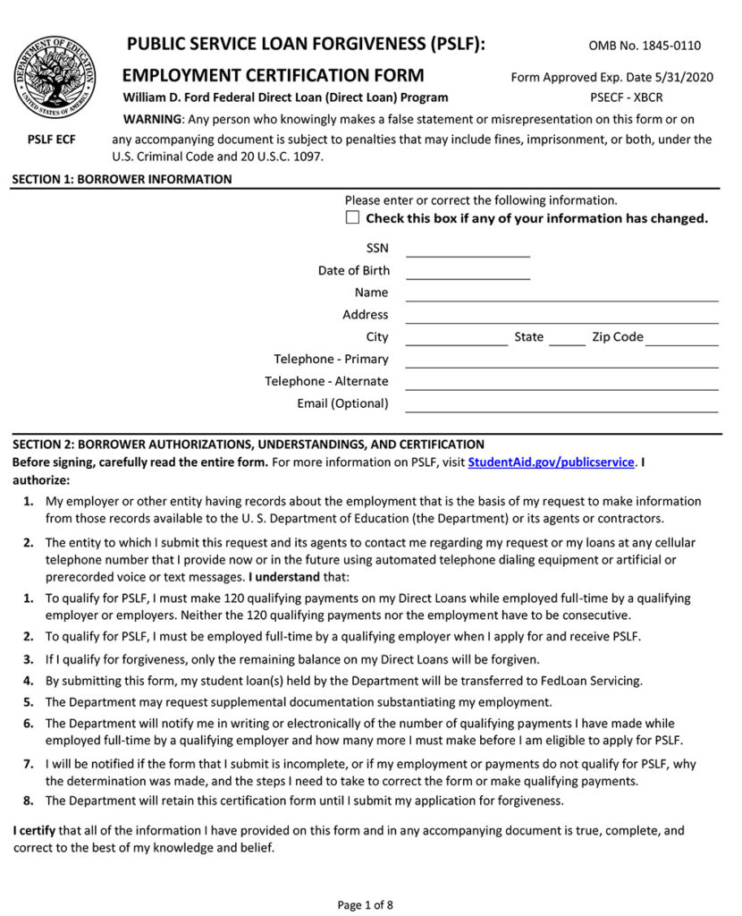 PSLF Discharge Tax