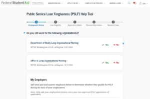 PSLF Eligibility Tool