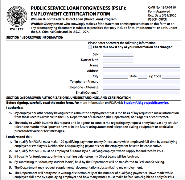 PSLF Eligible Loans